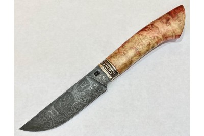 86.Р-Ніж Мисливський №12 Дамаська сталь.